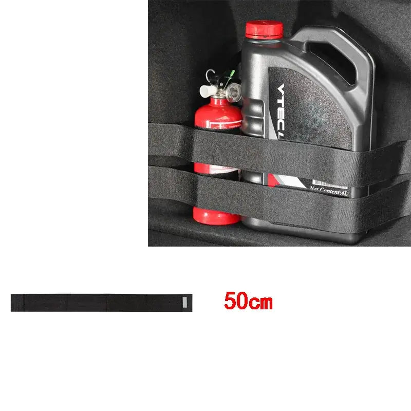 Car Back Rear Trunk Storage Net Seat Elastic String Net Magic Sticker Mesh Storage Bag Interior storage network from PriceLows™