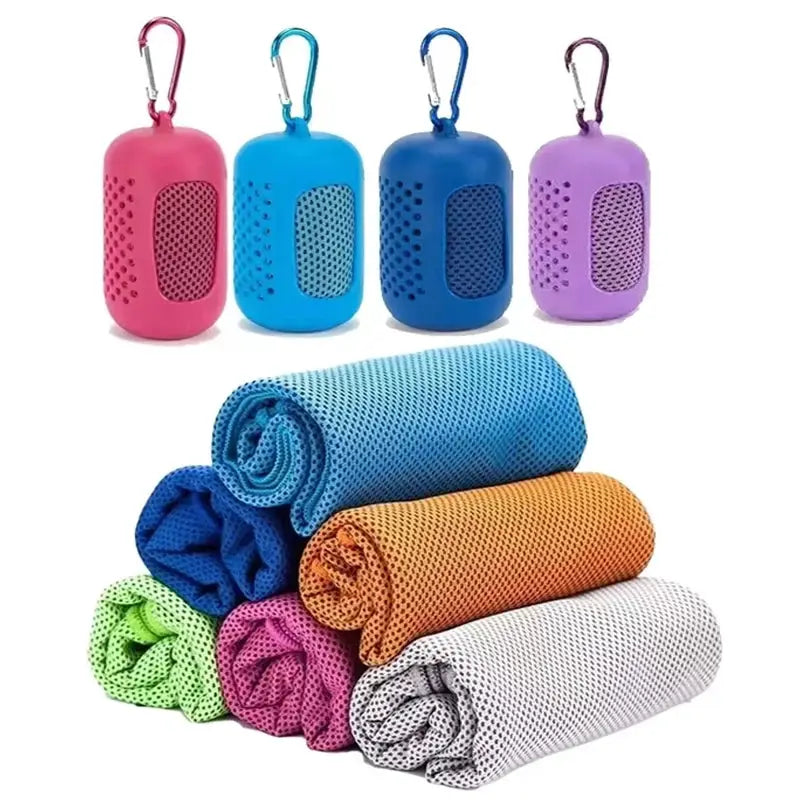 Cooling Towel | Microfiber Fabric | Instant Refresh | Compact Pouch