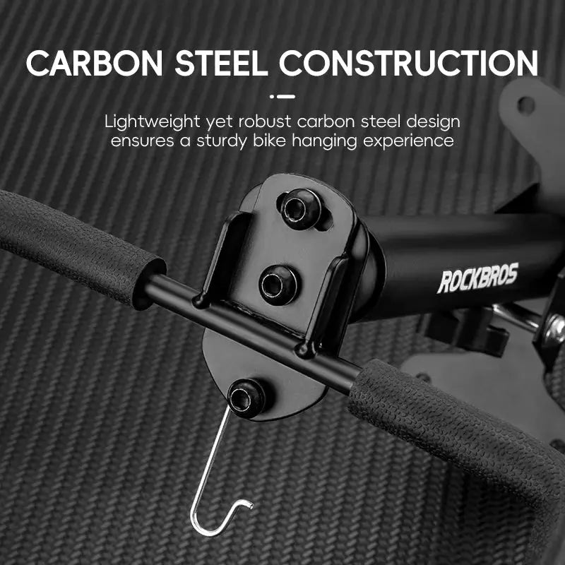 ROCKBROS Bike Rack Wall Mount Garage Home Adjustable Bicyle Rack Horizontal Bike Hook Thickened Reinforced MTB Road Bike Holder from PriceLows™