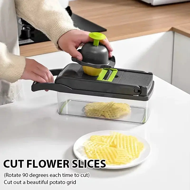 Vegetable Cutter | 5-In-1 Manual | Multi-Blade | Standard Size