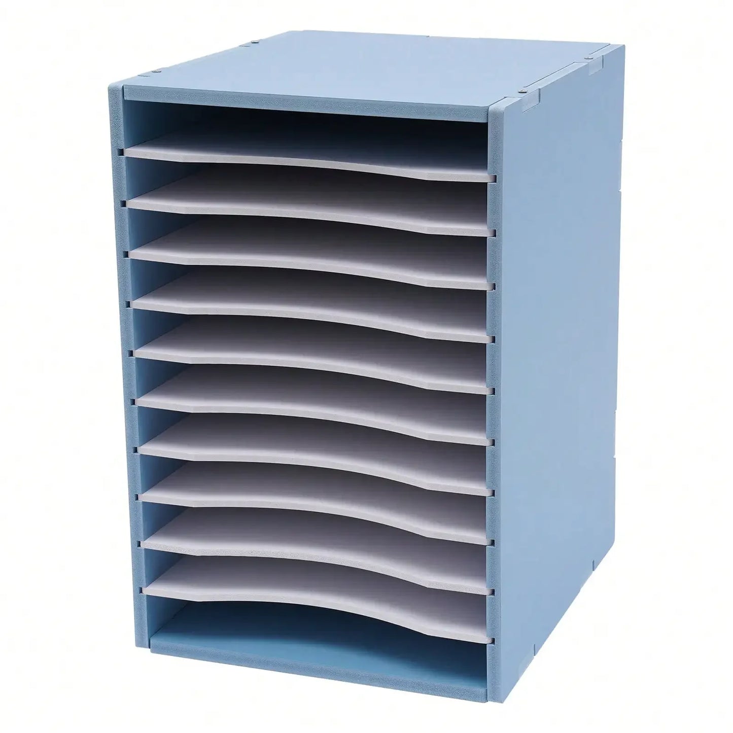 Desktop File Sorter | 11 Slots Vertical | Stackable Paper Organizer