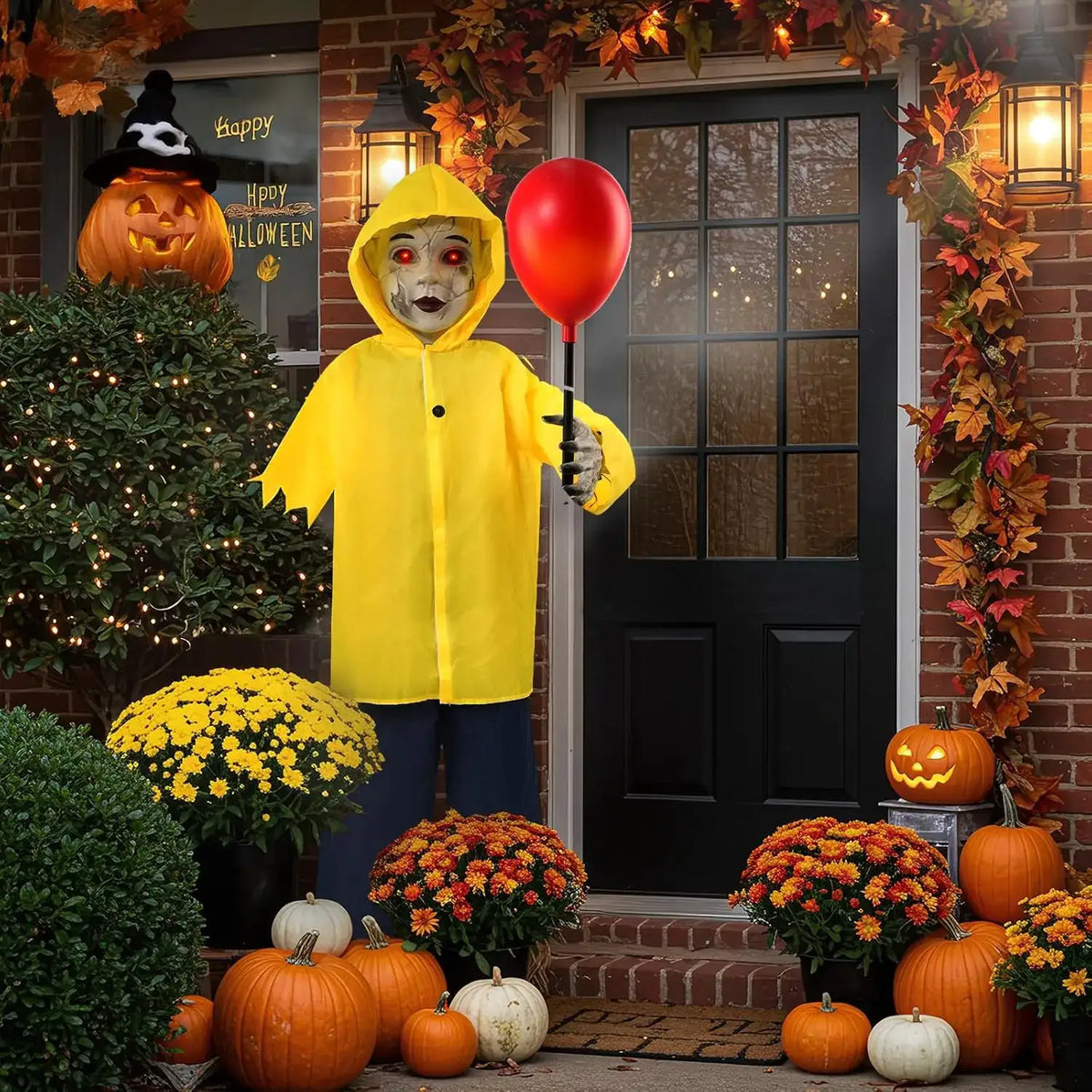 Halloween Animatronic Prop 4 Ft | Touch Active Sound Effects