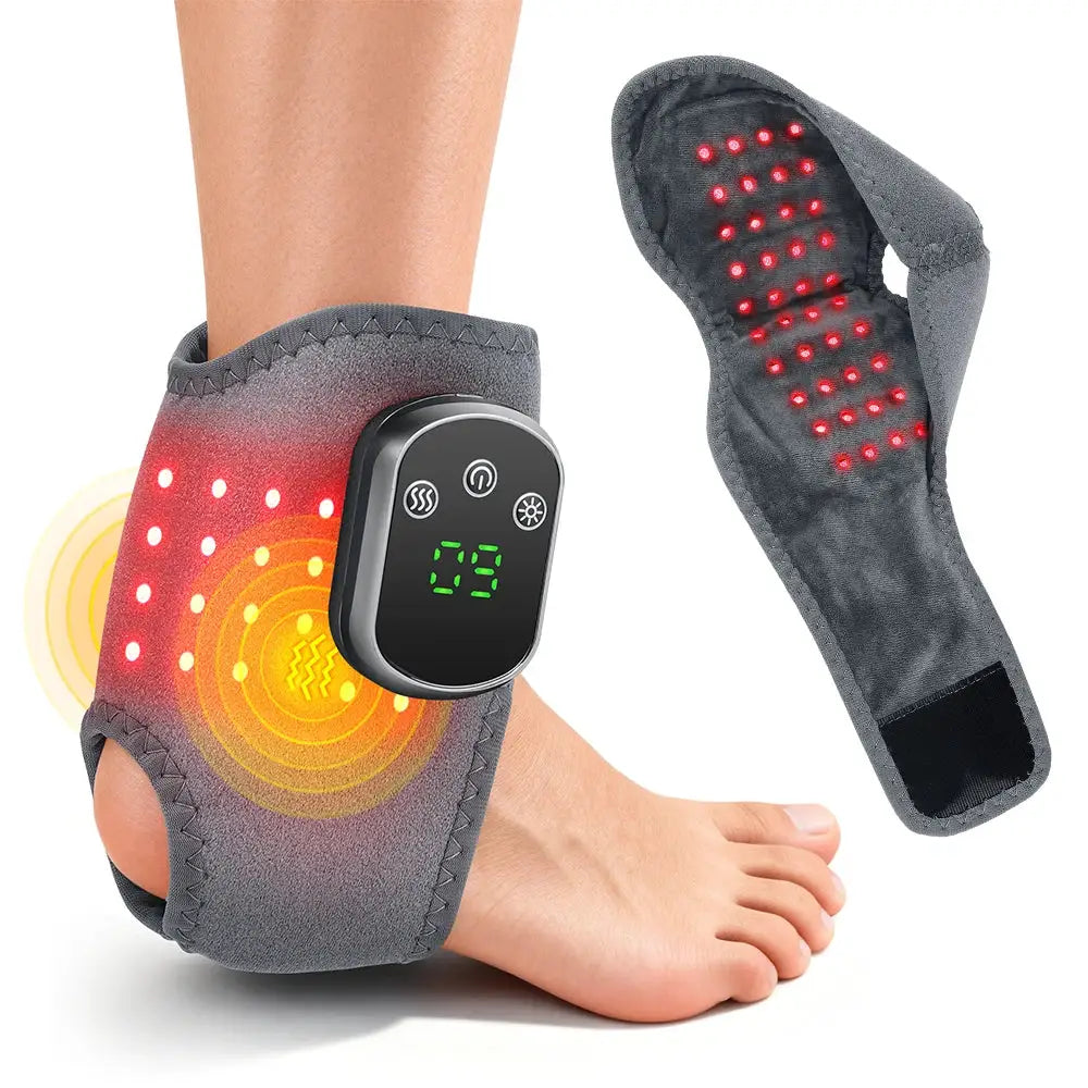Cordless Electric Foot Massager | 5 Heat Levels | Vibration And Infrared Therapy | Rechargeable Battery