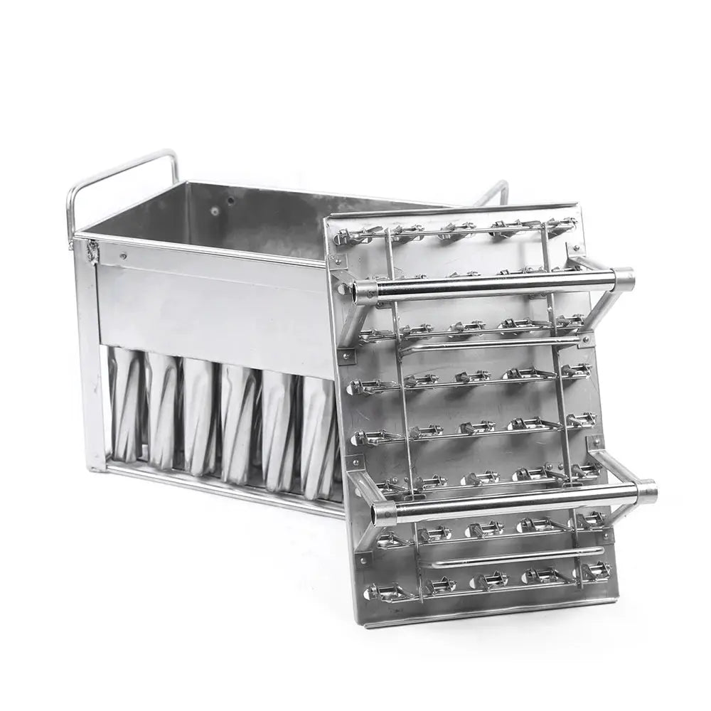 40 PCS Stainless Steel Ice Cream Mold with Wooden Sticks Popsicle Maker DIY Frozen Treats Maker for Home Commercial Use from PriceLows™