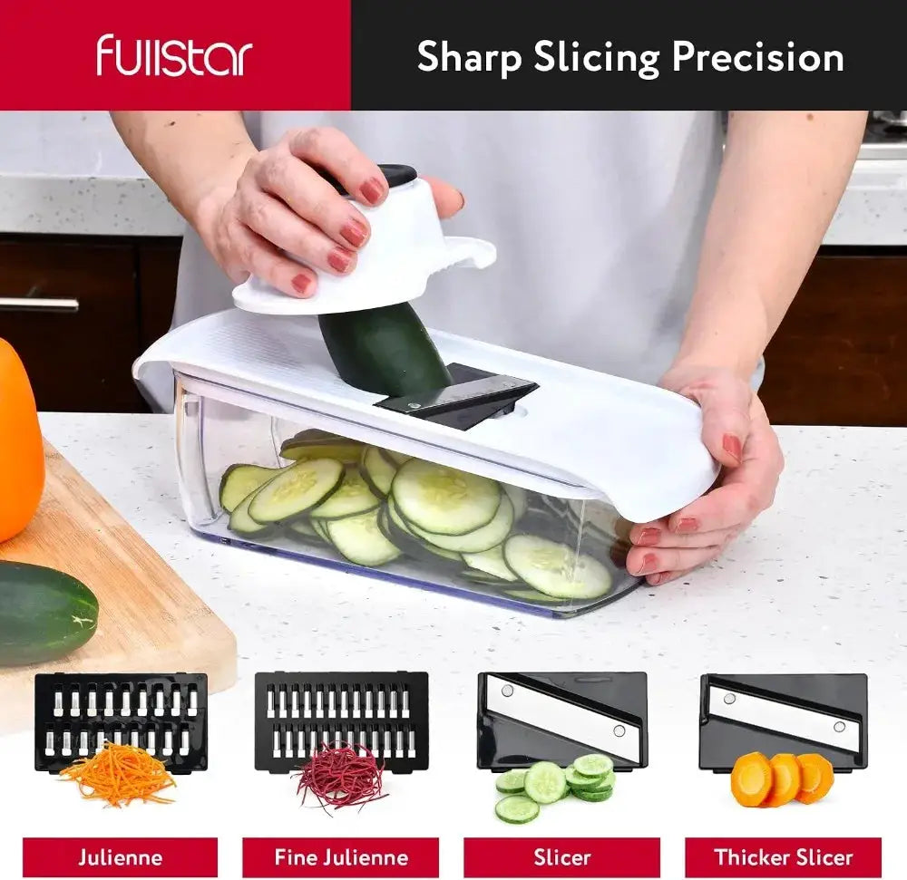 Mandoline Slicer | With Container | Onion Potato Slicer | One Size