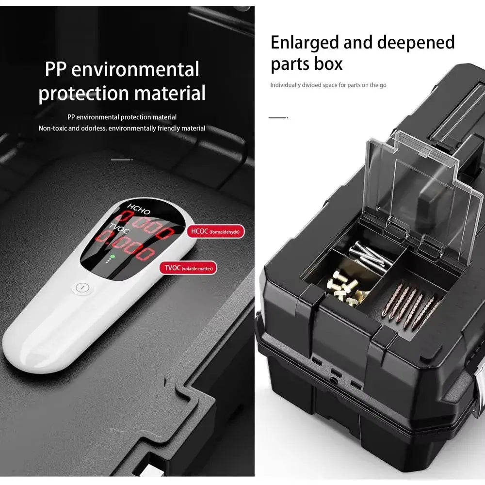 Multifunctional Tool Storage Box Plastic ABS Multiple Specifications with Handle Portable Tool Organizer Thickened from PriceLows™