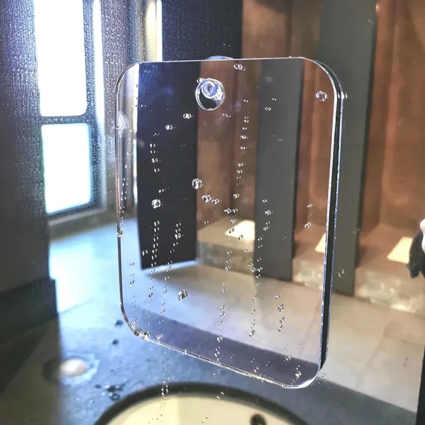 Fogless Shower Mirror | Acrylic | Rectangle | 6 Inch