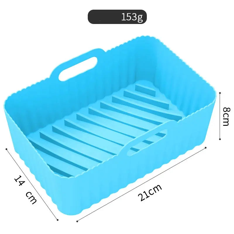Air Fryer Silicone Tray | Food Grade | Rectangle Liner | Ninja Dual Compatible
