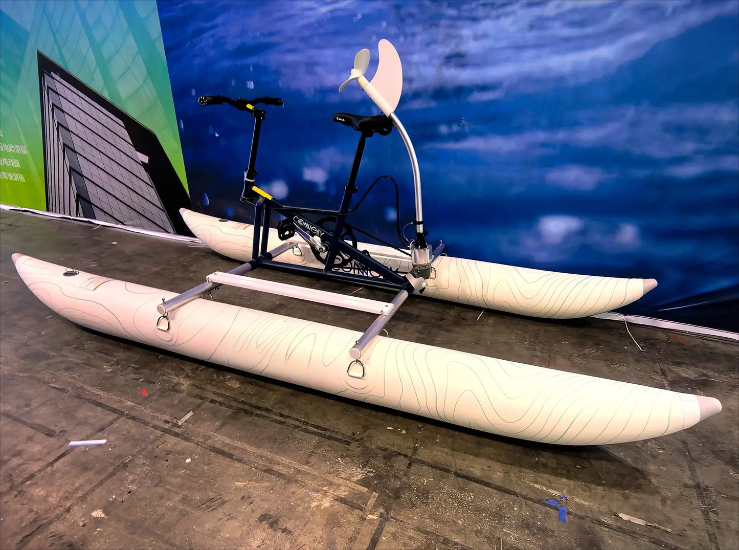 Single double triple water bicycle, Fangsuo water electric bicycle scenic spot from PriceLows™