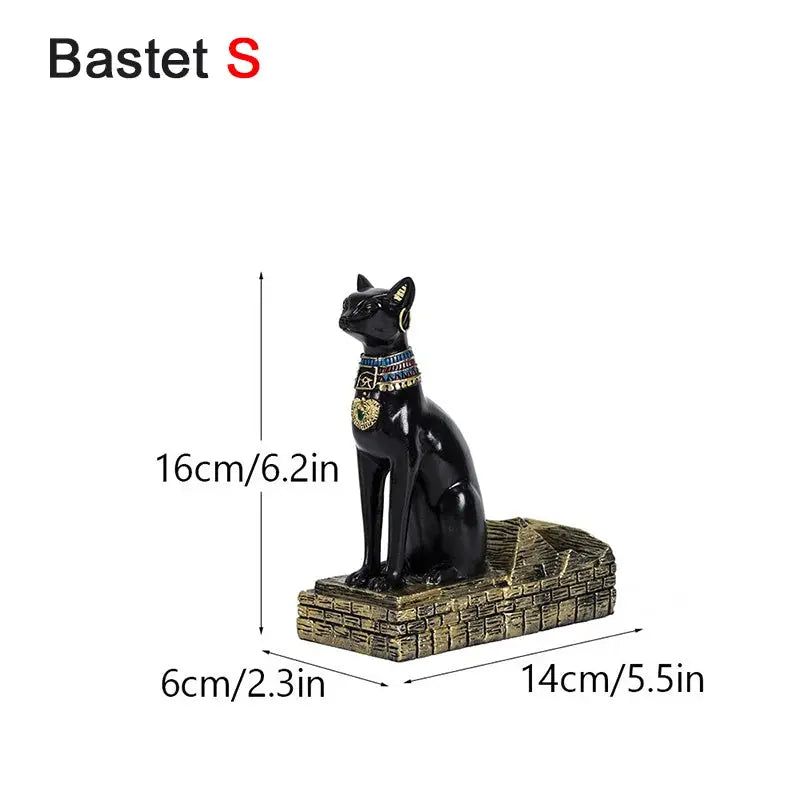 Egypt Anubis Wine Rack Bastet God Cat Wine Bottle Rack Resin Arts And Crafts Bar Ornament Decoration from PriceLows™
