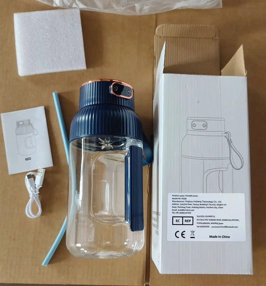 Fruit Juicer Cup Portable Electric Fruit Mixer Stirrng Cup Large Capacity Smoothie Quick Making Bottle Suitable Juice Production from PriceLows™