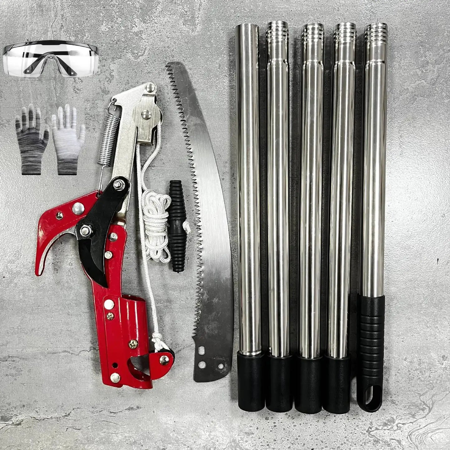 Extendable Tree Pruner Saw High-Altitude Branches Trimmer Pruning Shears Harvester Clipper for Plant Twig Vine for Plant Garden from PriceLows™