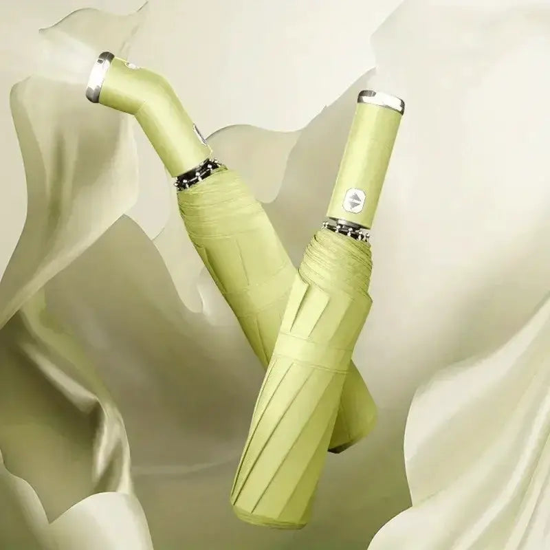 Automatic Folding Umbrella | LED Flashlight | Windproof | Three Fold