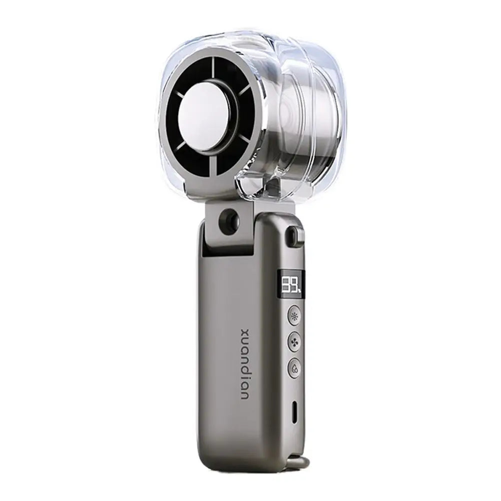 Handheld Misting Fan | USB Rechargeable | 3000mAh Battery | LED Display
