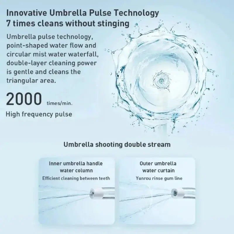 Oral Irrigator | F300 Water Flosser | Teeth Whitening | Portable