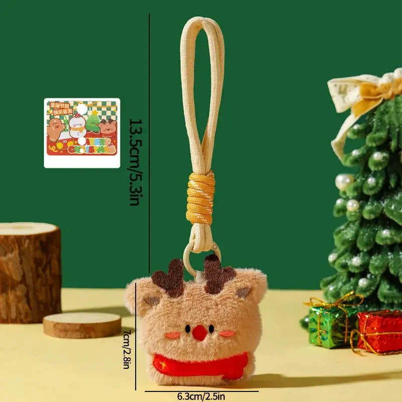 Hanging Plush Ornament | Santa Claus Snowman | Soft Touch Christmas Decoration