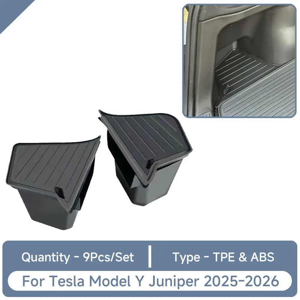 For Tesla Model Y Juniper Accessories Storage Box Set Trunk Seat Console Armrest Storage Box for Tesla Model Y Juniper 2026 2025 from PriceLows™