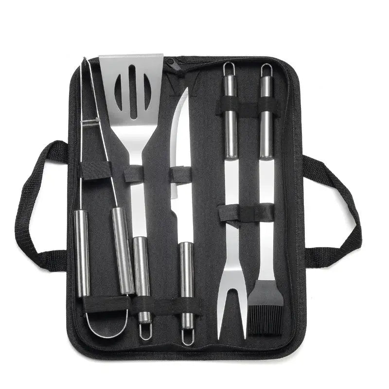 BBQ Grill Utensil Set | Stainless Steel | Portable | Case Included
