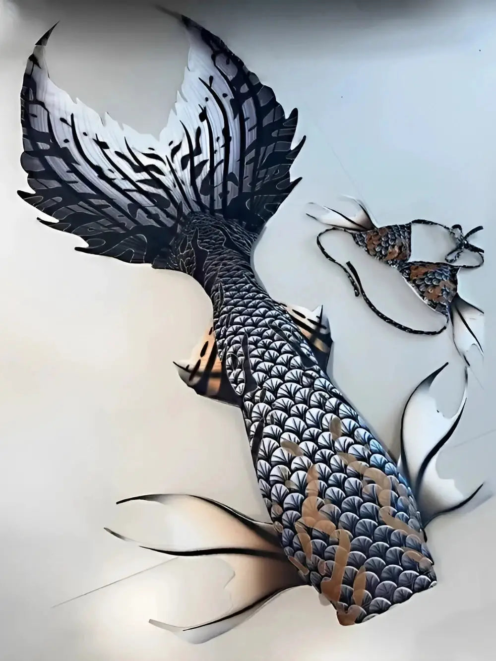 Mermaid Tail Swimsuit Custom High-quality Tail with Adjustable Bra for Professional Aquarium Diving and Photography from PriceLows™