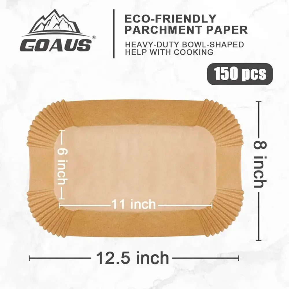 Air Fryer Parchment Paper Liners | 150 Pcs | Ninja Foodi Smart XL Compatible | FG551 DG551 IG651