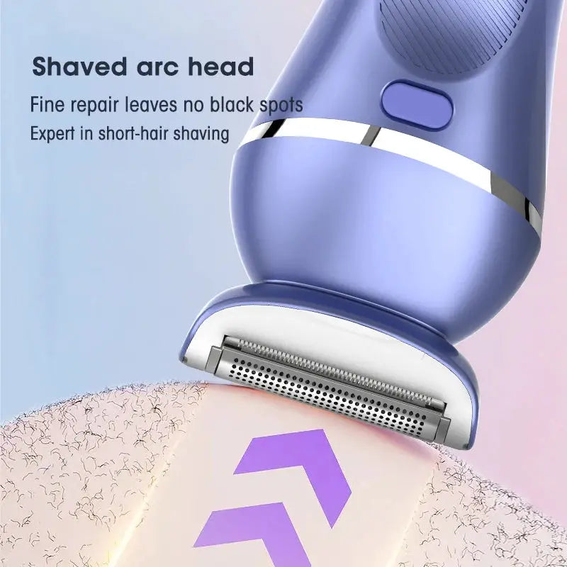 Women Multigroom Hair Epilator 90 Min Battery With Foot And Brush