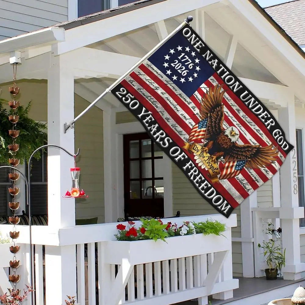 Patriotic Yard Flag | Outdoor Flag | 250th Anniversary | 3x5 Ft