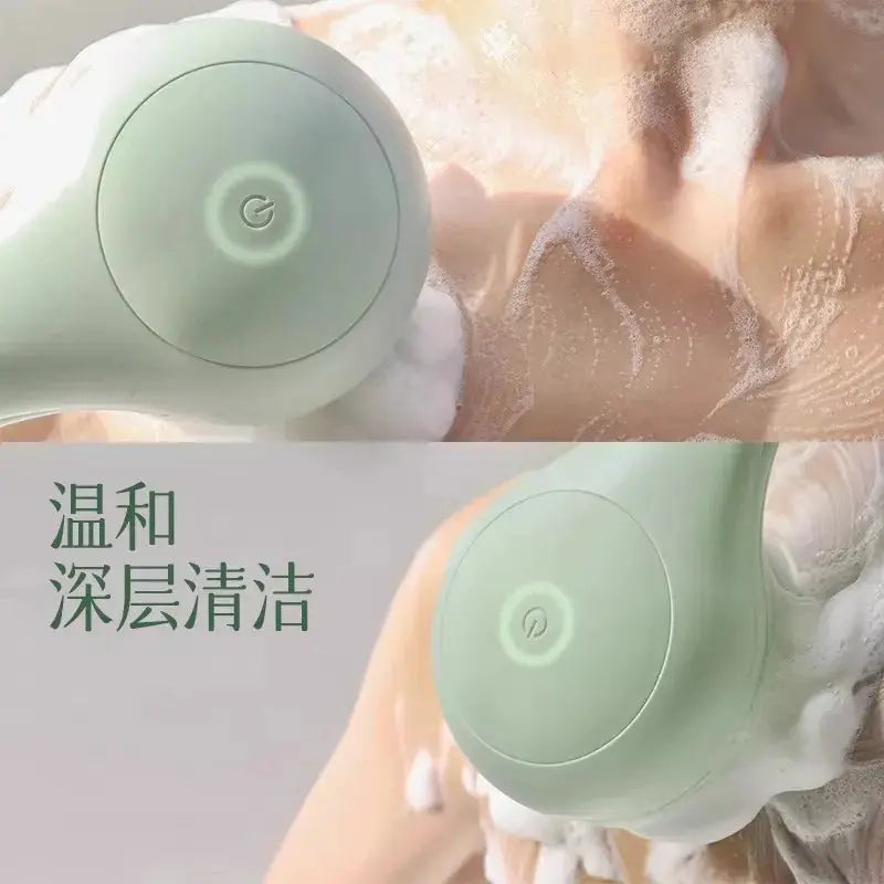 Electric Bath Brush | Fully Automatic | Long Handle Flip Design | Home Use