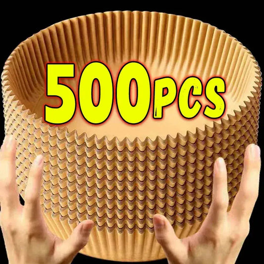 Air Fryer Paper | Round Shape | Disposable Nonstick Liners | Oil Absorbing