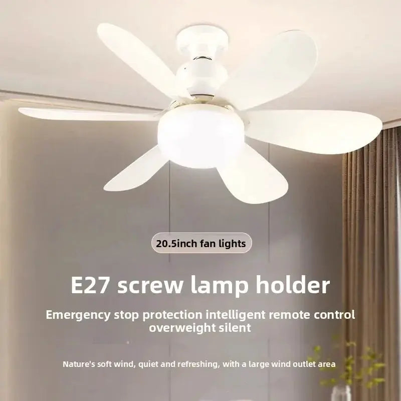 Ceiling Fan With Light | 40W LED Light | E27 Base | 52cm Blade