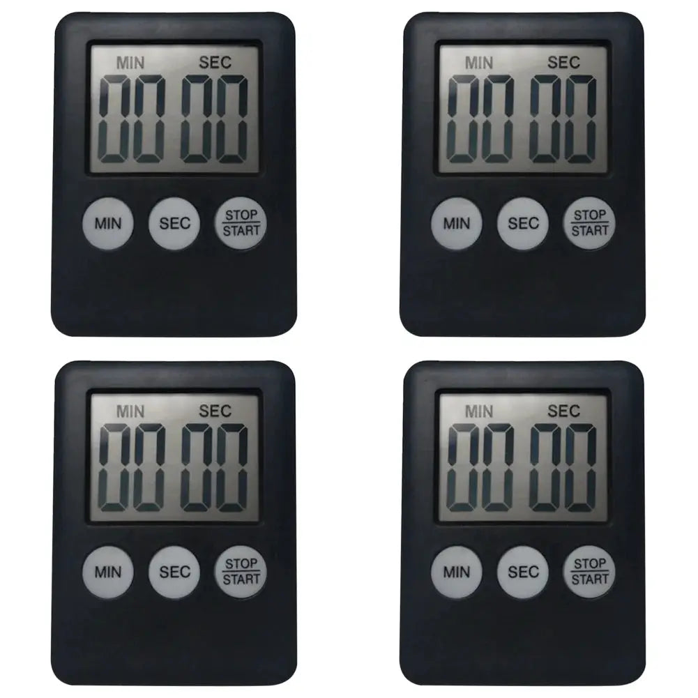 10-1PC Mini Electronic Timer Stopwatch LCD Display for Sports Exercise Baking Cooking Digital Timer Multi-Function Kitchen Timer from PriceLows™
