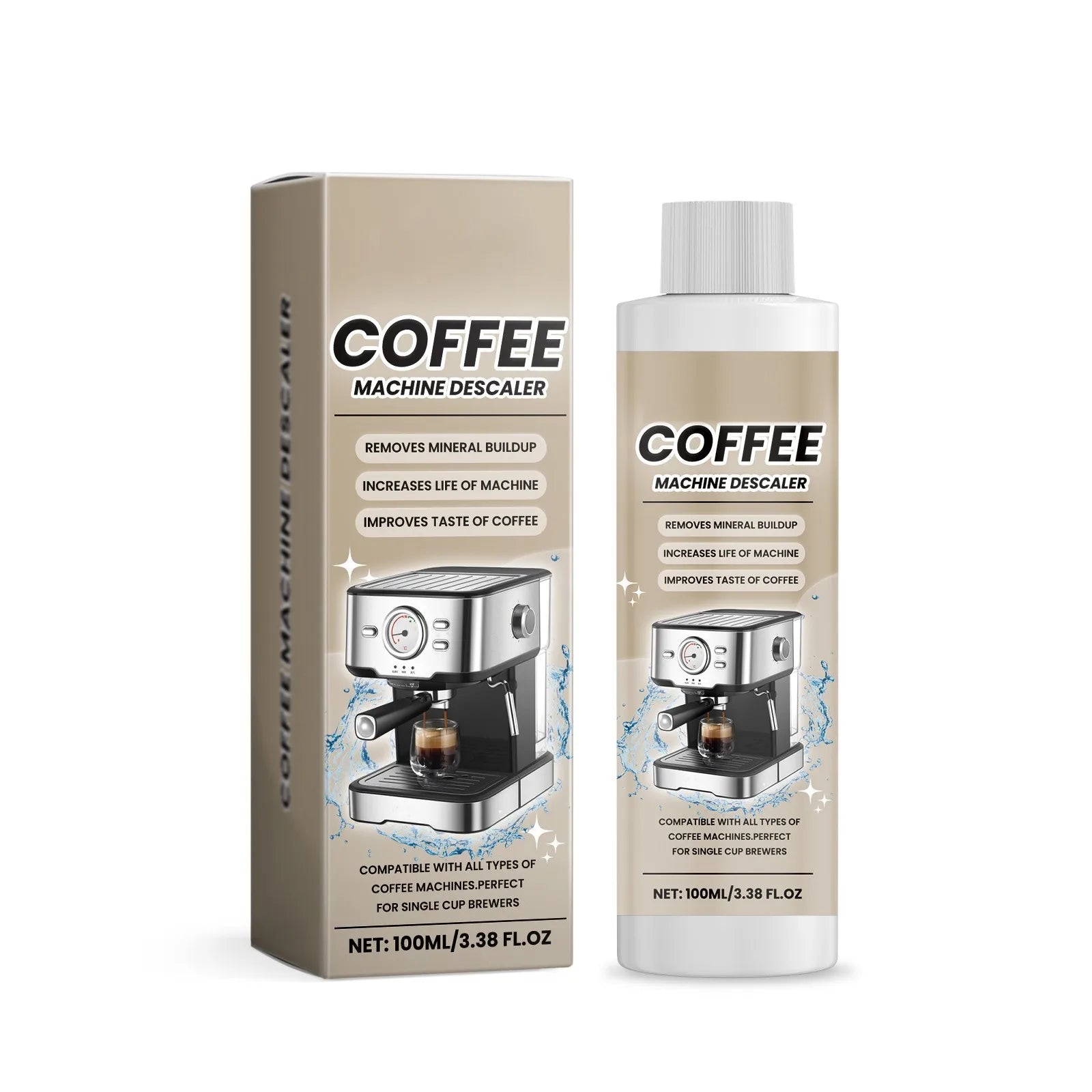 Coffee Machine Descaling Solution Descaling Agent Cleaning Agent Kitchen Supplies Universal from PriceLows™