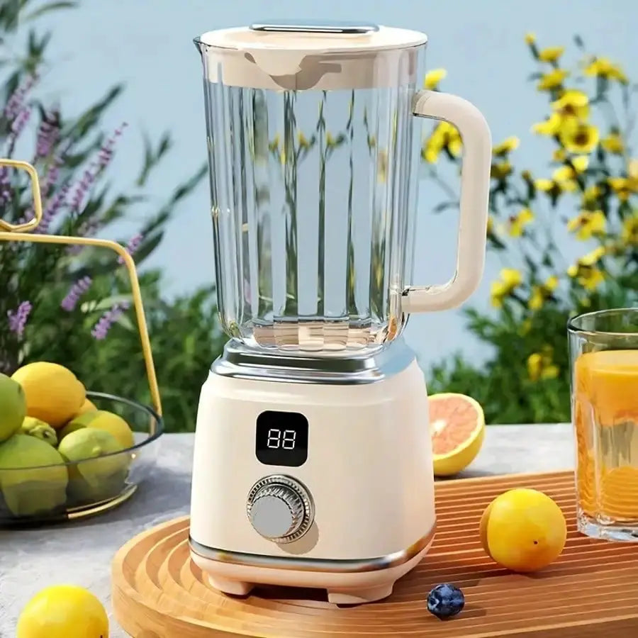 3000mAh Multifunctional Blender Knob Juicer Multifunctional USB Rechargeable Juicer With Digital Display - Perfect For Smoothies, Milkshakes & Fresh Fruit Drinks - Easy To Clean, Ideal For Home, Office, Travel - Portable Mixe from PriceLows™