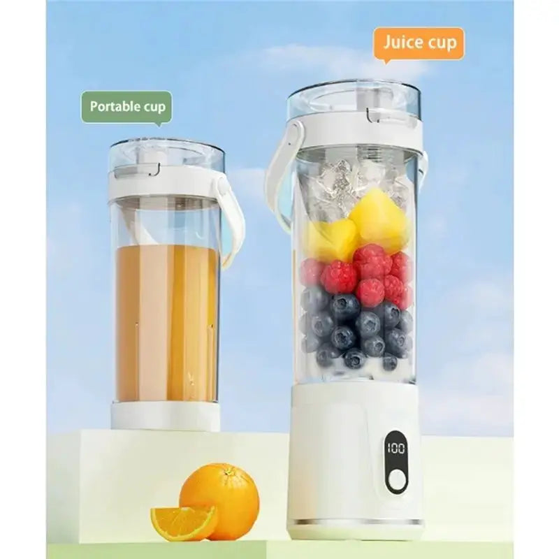 A83G-Portable Electric Juicer Small Household Rechargeable With Digital Display Vegetables Fruit Blender Juice Cup from PriceLows™