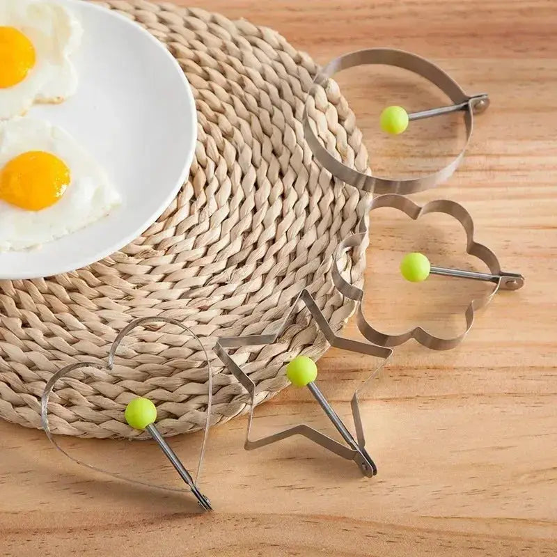 1/4/5PCS Stainless Steel Egg Rings Mold Non-stick Round Pancake Omelette Shaper Breakfast Baking Cooking Kitchen Gadgets from PriceLows™