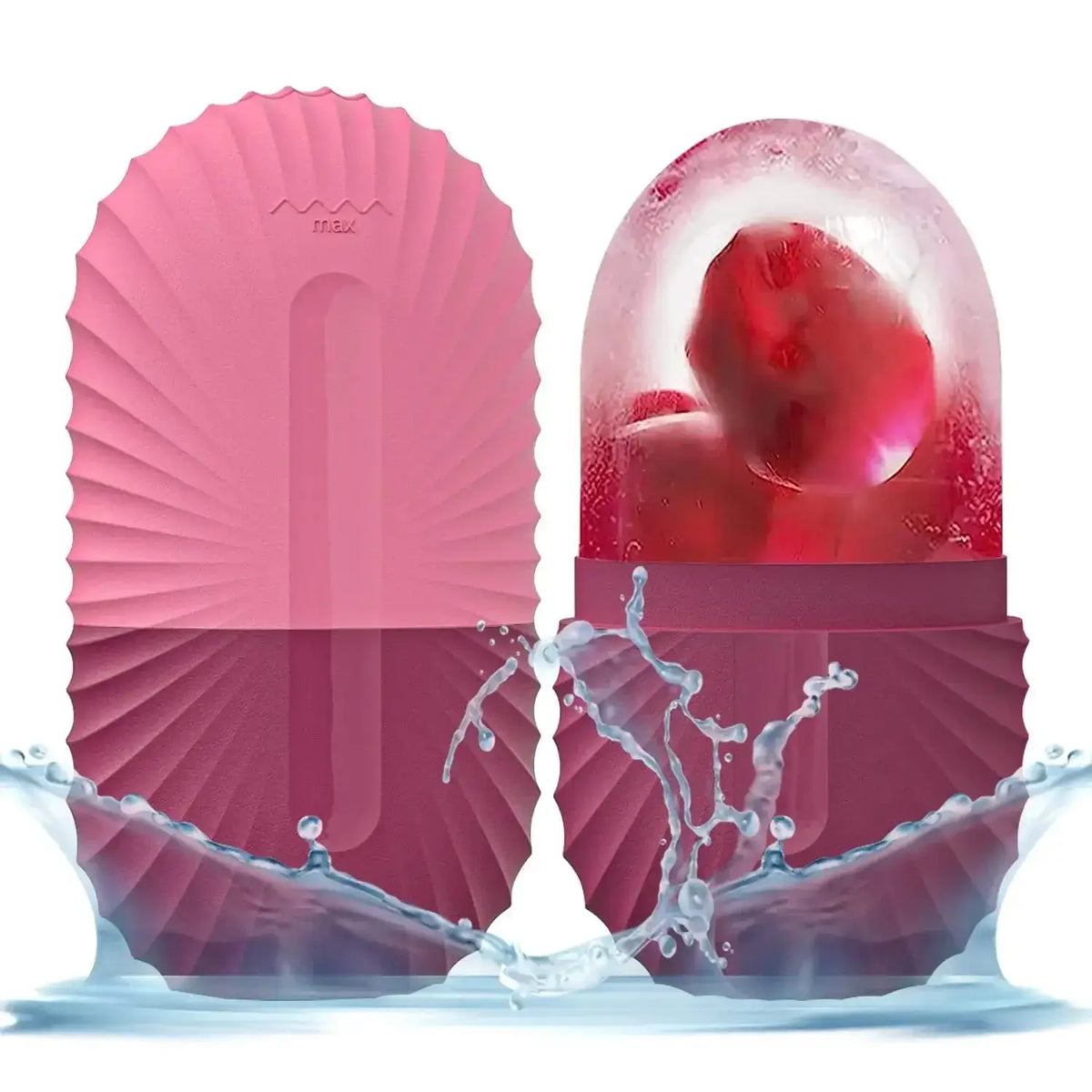 Ice Facial Roller | Flexible Rubber Core | Reusable Design