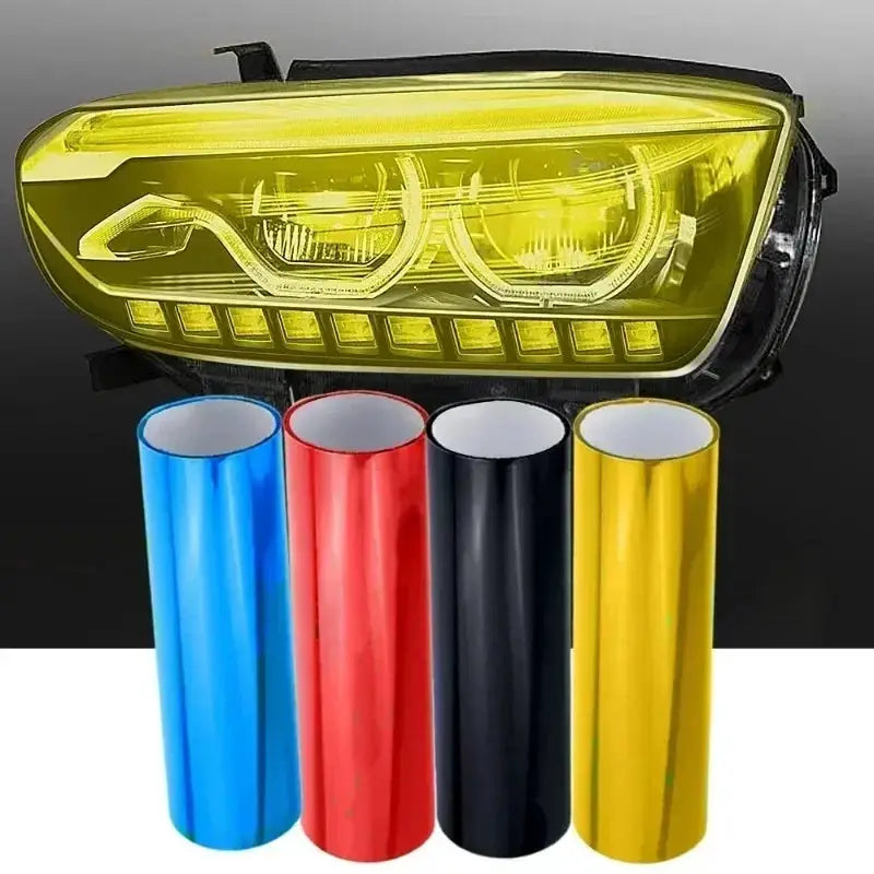 Car light film Amber Orange light film Car Fog Light Headlight Taillight Tint Vinyl Film Sheet Sticker Auto Body Film Cover from PriceLows™