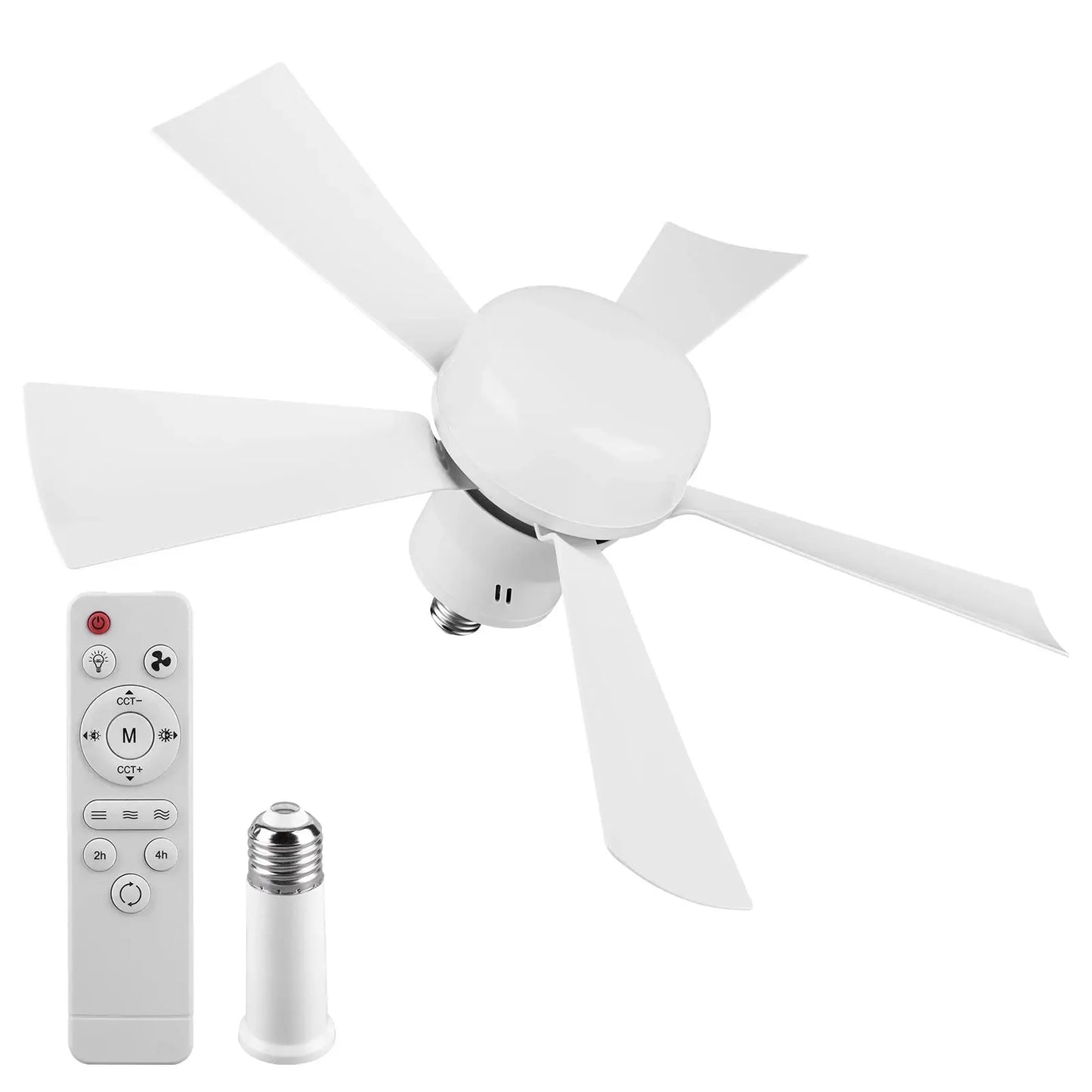 Ceiling Fan With Light | Remote Control | Dimmable LED Light | Living Room
