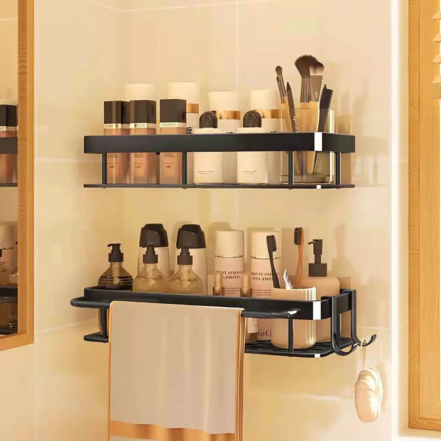 Non perforated kitchen storage rack cloth drain rack, sink dishwashing cloth sponge storage basket bathroom storage rack from PriceLows™