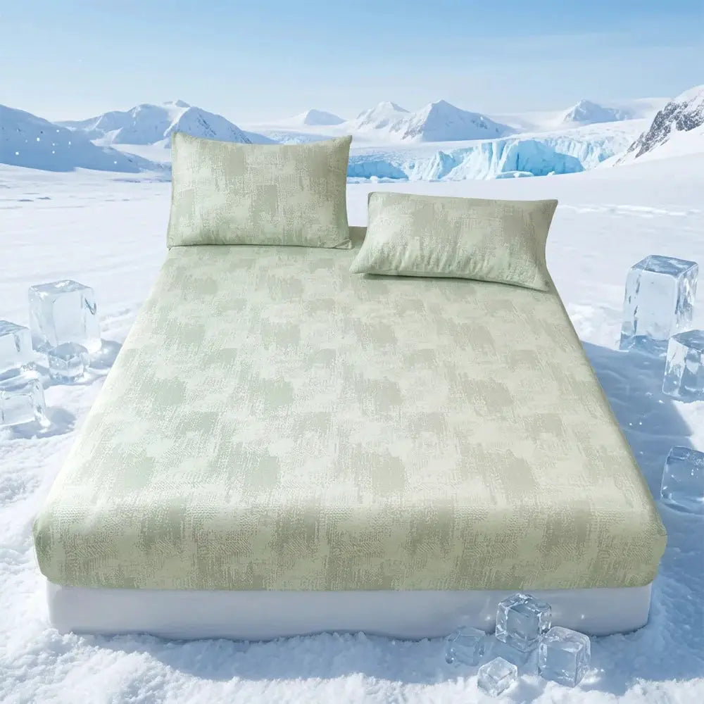Cooling & Breathable 3-Piece Fitted Sheet Set | Textured Weave | 16-19" Deep Pocket with Non-Slip Fit | Ideal for Hot Sleepers from PriceLows™