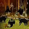 Halloween Yard Signs | 6 Piece Set | Includes Stakes | 2 Cats 4 Ghosts
