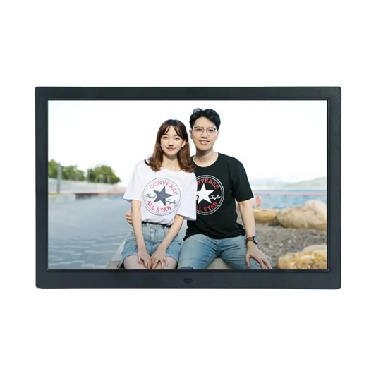 14 inch Digital photo frame 1366 * 768 Video Photo Calendar USB/SD White Digital photo frame Black Vertical screen from PriceLows™