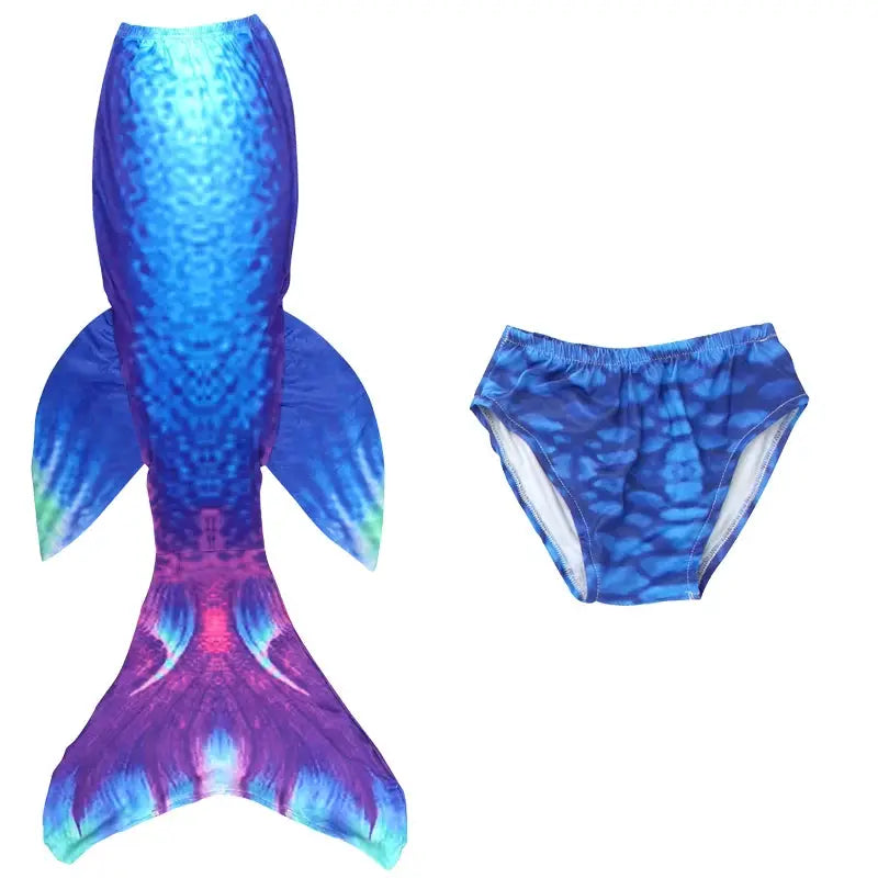 Children Mermaid Swimsuit Bathing Suit Mermaid Princess Cosplay Costume for Girls Pool Party Swimmable Clothing with Shorts from PriceLows™
