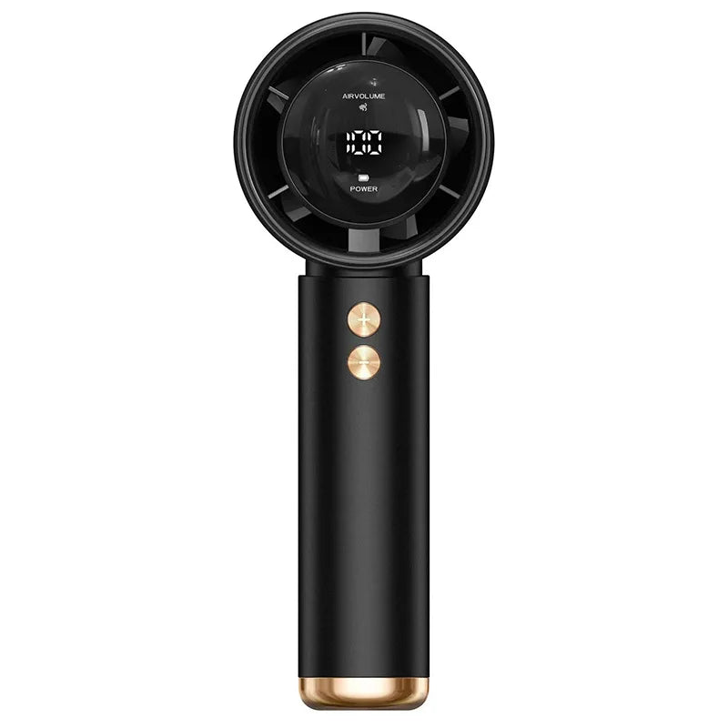 Handheld Fan | LED Display | USB Rechargeable | Outdoor Use
