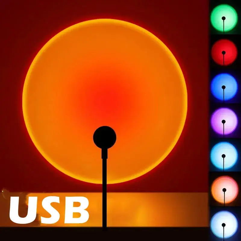 LED Projector | USB Powered | Portable Size | Warm Glow Effect