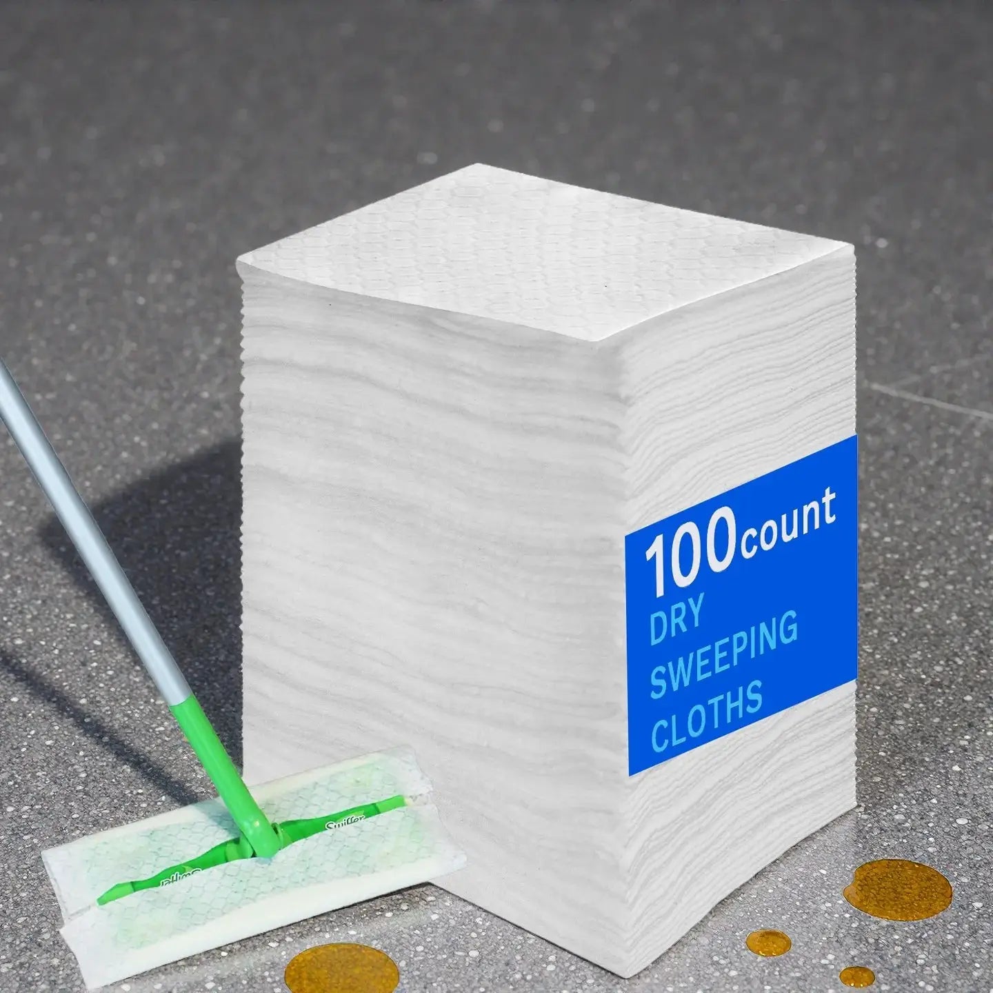 JINYUDOME Electrostatic Dust Mop Pads 8.8x12inch High-Efficiency Disposable Swiffer Wet/Dry Mop Floor Cleaning Cloths from PriceLows™