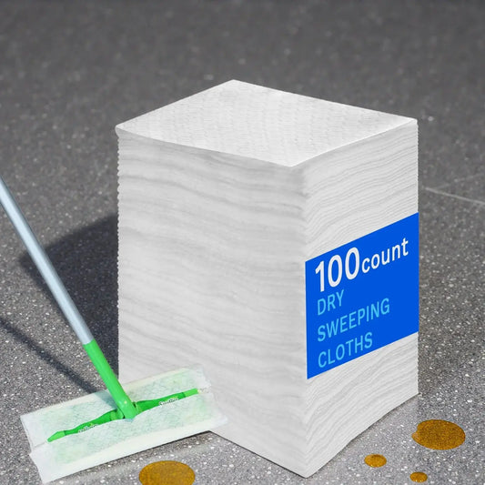 JINYUDOME Electrostatic Dust Mop Pads 8.8x12inch High-Efficiency Disposable Swiffer Wet/Dry Mop Floor Cleaning Cloths from PriceLows™