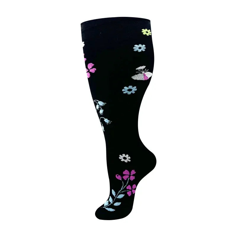 Compression Socks | 20-30 Mmhg Pressure | Wide Calf | 2Xl To 4Xl