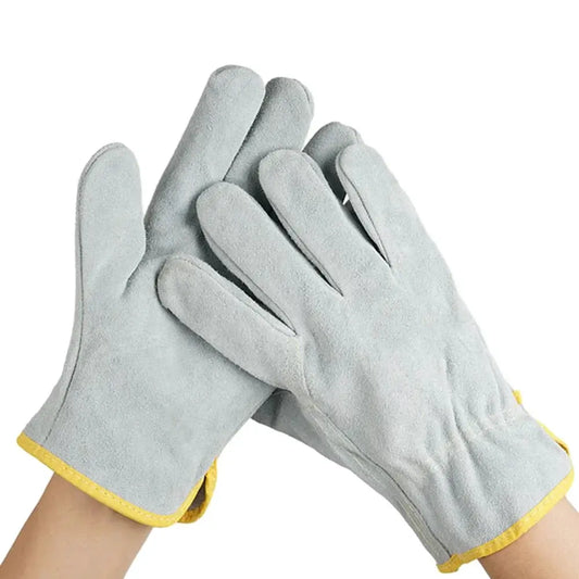 1 Pair Fireproof Durable Sheepskin Leather Welder Gloves for Welding Metal Hand Tools Anti-Heat Work Safety Gloves from PriceLows™