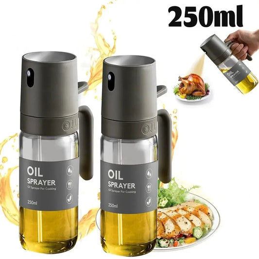 Oil Sprayer | Olive Oil Dispenser | 2-In-1 Fine Mist | Glass Bottle