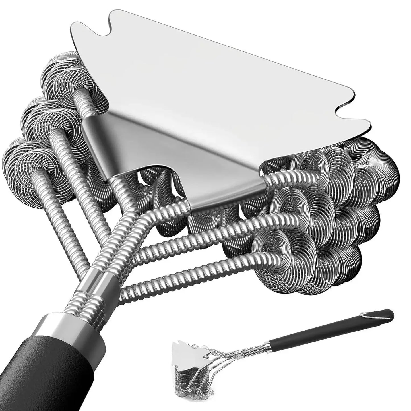 BBQ Grill Brush | Stainless Steel | Bristle Free | 1 Count